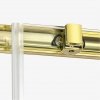 NEW TRENDY Kabina prysznicowa drzwi podwójne przesuwne PRIME LIGHT GOLD 90x80x200 D-0418A/D-0417A